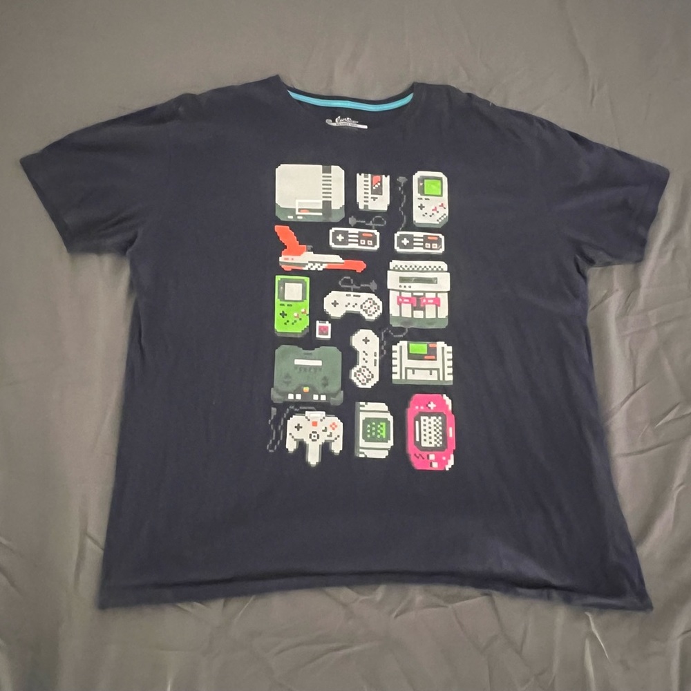 Nintendo Consoles and Controllers t-shirt